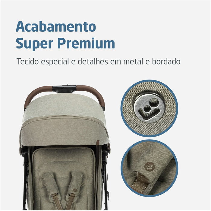 
    Carrinho Travel System Maxi-Cosi Eva³ Luxe Trio Isofix 360 Twillic Truffle - Maxi-Cosi Babytunes
  