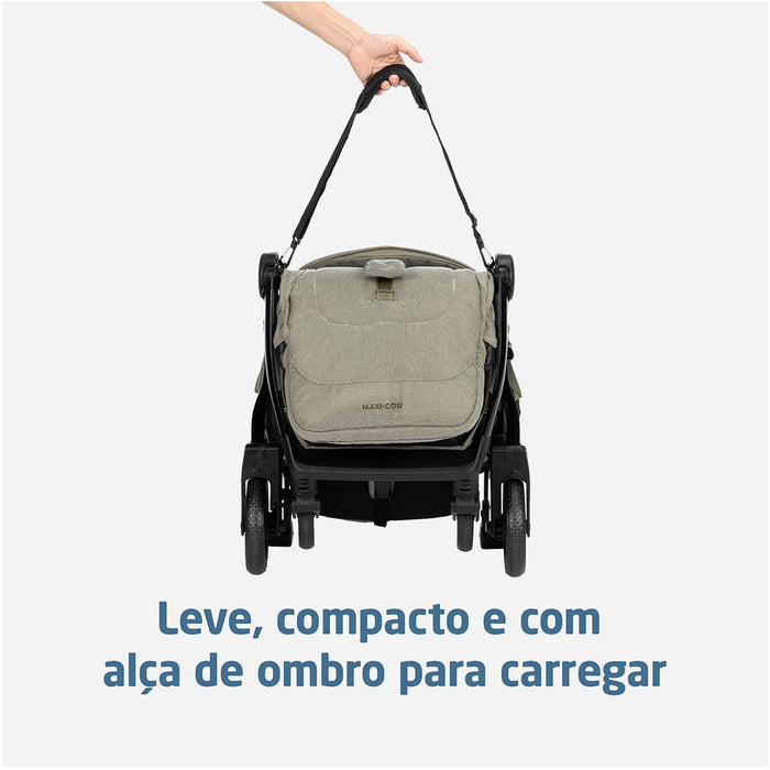 
    Carrinho Travel System Maxi-Cosi Eva³ Luxe Trio Isofix 360 Twillic Truffle - Maxi-Cosi Babytunes
  