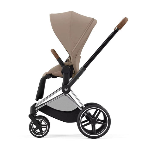 Carrinho de Bebê Cybex Priam 4 Chrome Brown Cozy Beige - Cybex Babytunes