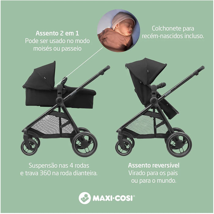 
    Carrinho de Bebê Maxi-Cosi Anna³ Select Grey - Maxi-Cosi Babytunes
  