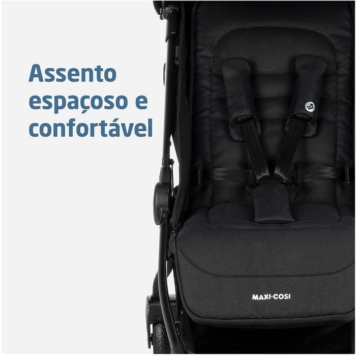 
    Carrinho de Bebê Maxi-Cosi Travel Sistem Eva³ Trio Essential Black - Maxi-Cosi Babytunes
  