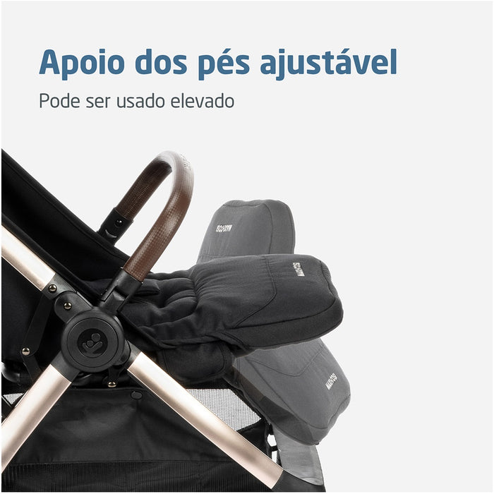 
    Carrinho de Bebê Maxi-Cosi Travel Sistem Eva³ Trio Essential Black Champagne - Maxi-Cosi Babytunes
  