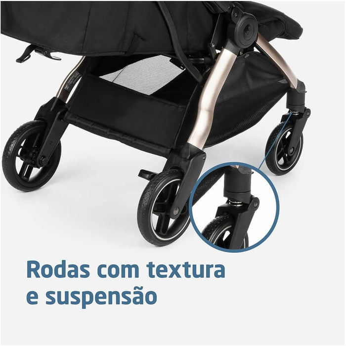 
    Carrinho de Bebê Maxi-Cosi Travel Sistem Eva³ Trio Essential Black Champagne - Maxi-Cosi Babytunes
  