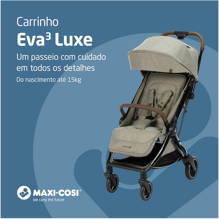 
    Carrinho de Bebê Maxi-Cosi Eva³ Luxe Twillic Truffle - Maxi-Cosi Babytunes
  