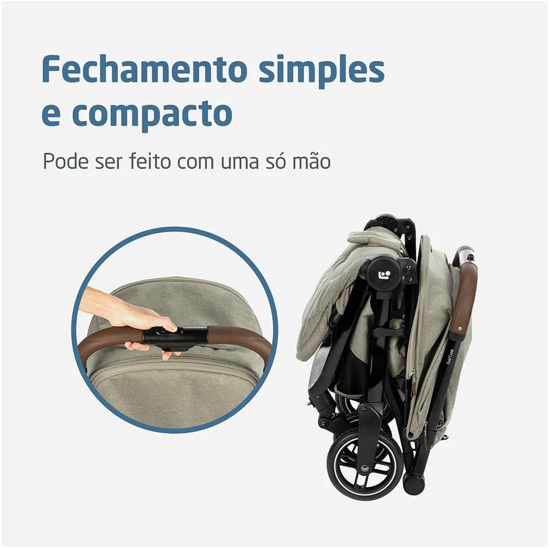 Carrinho de Bebê Maxi-Cosi Eva³ Luxe Twillic Truffle – Babytunes