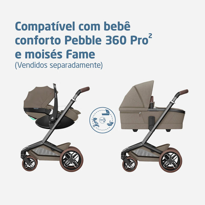 
    Carrinho de Bebê Maxi-Cosi Fame Twillic Truffle - Maxi-Cosi Babytunes
  