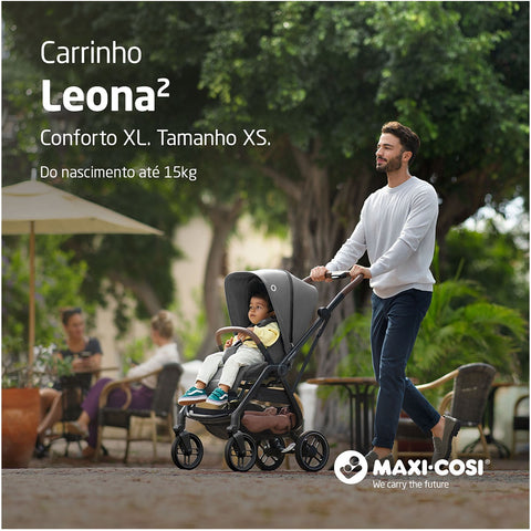 Carrinho de Bebê Maxi-Cosi Leona² Select Grey