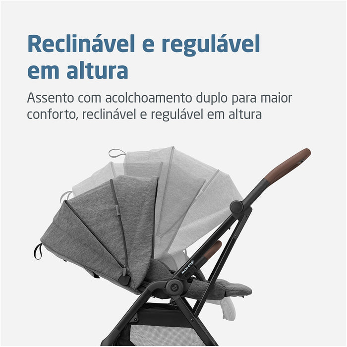 
    Carrinho de Bebê Maxi-Cosi Leona² Select Grey - Maxi-Cosi Babytunes
  