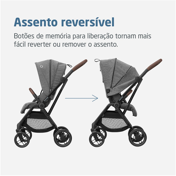 
    Carrinho de Bebê Maxi-Cosi Leona² Select Grey - Maxi-Cosi Babytunes
  