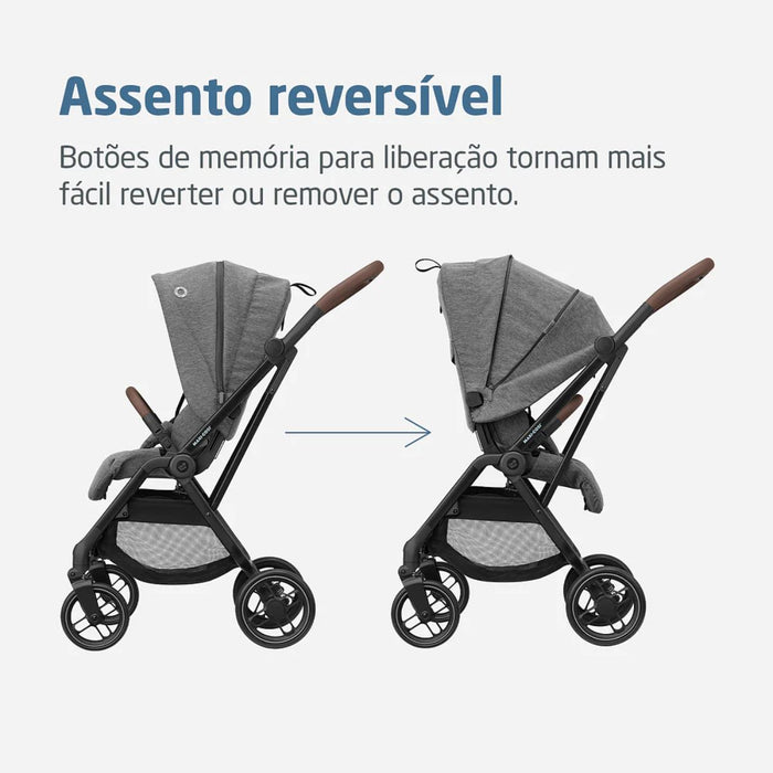 
    Carrinho de Bebê Maxi-Cosi Leona² TS Trio Select Grey - Maxi-Cosi Babytunes
  