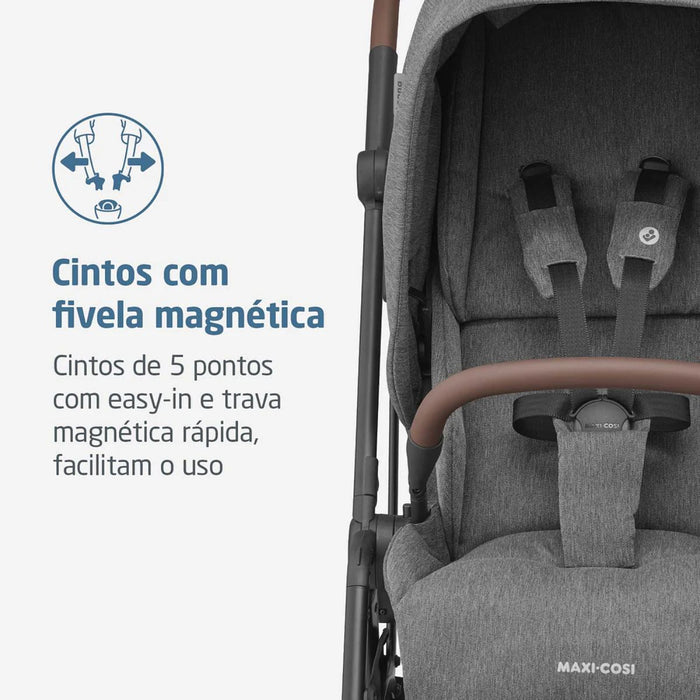 
    Carrinho de Bebê Maxi-Cosi Leona² TS Trio Select Grey - Maxi-Cosi Babytunes
  