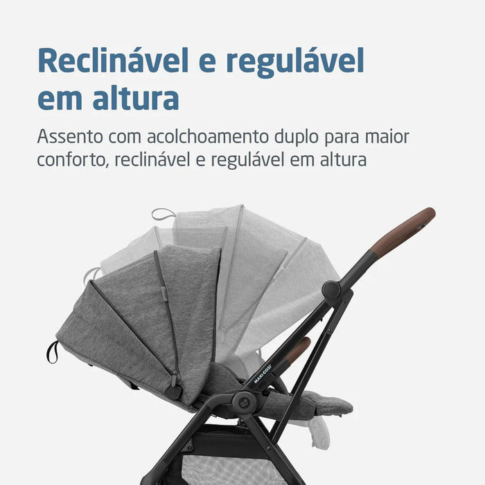 
    Carrinho de Bebê Maxi-Cosi Leona² TS Trio Select Grey - Maxi-Cosi Babytunes
  