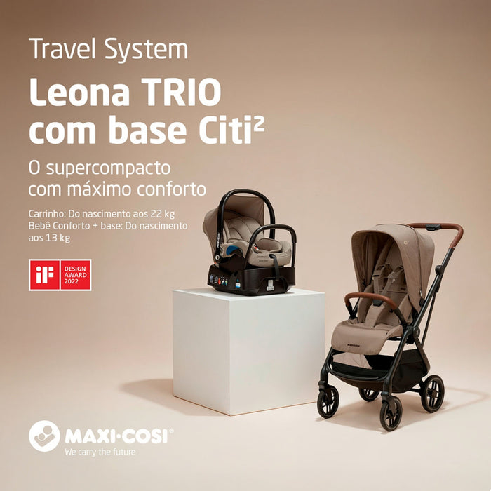 
    Carrinho de Bebê Maxi-Cosi Leona² TS Trio Twillic Truffle
  