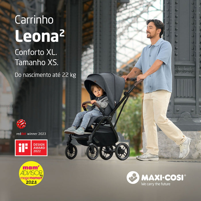 
    Carrinho de Bebê Maxi-Cosi Leona² Twillic Graphite
  