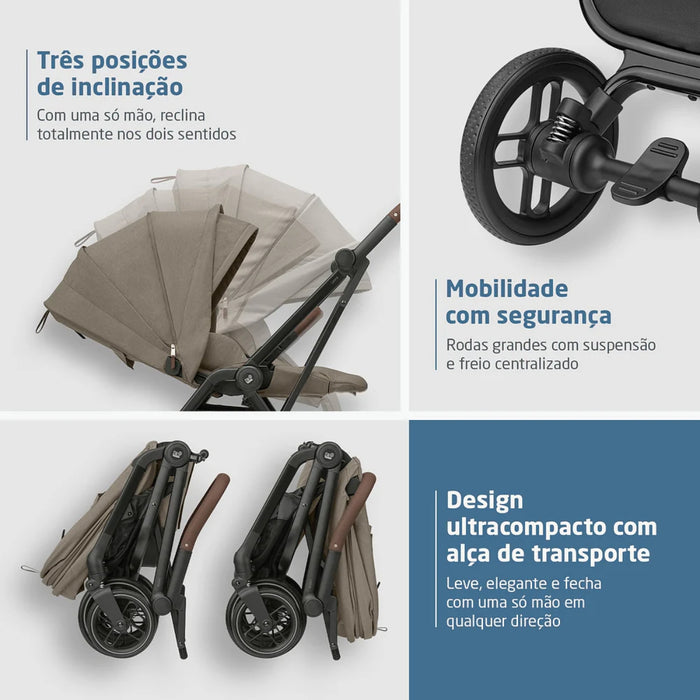 
    Carrinho de Bebê Maxi-Cosi Leona² Twillic Truffle
  