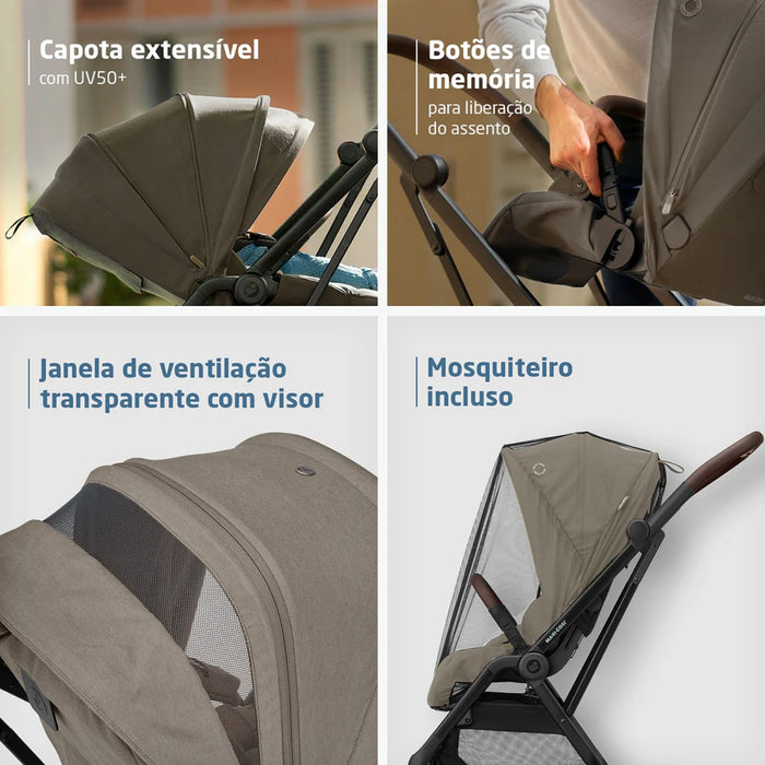 
    Carrinho de Bebê Maxi-Cosi Leona² Twillic Truffle
  