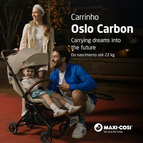 Carrinho de Bebê Maxi-Cosi Oslo Carbon Twillic Truffle