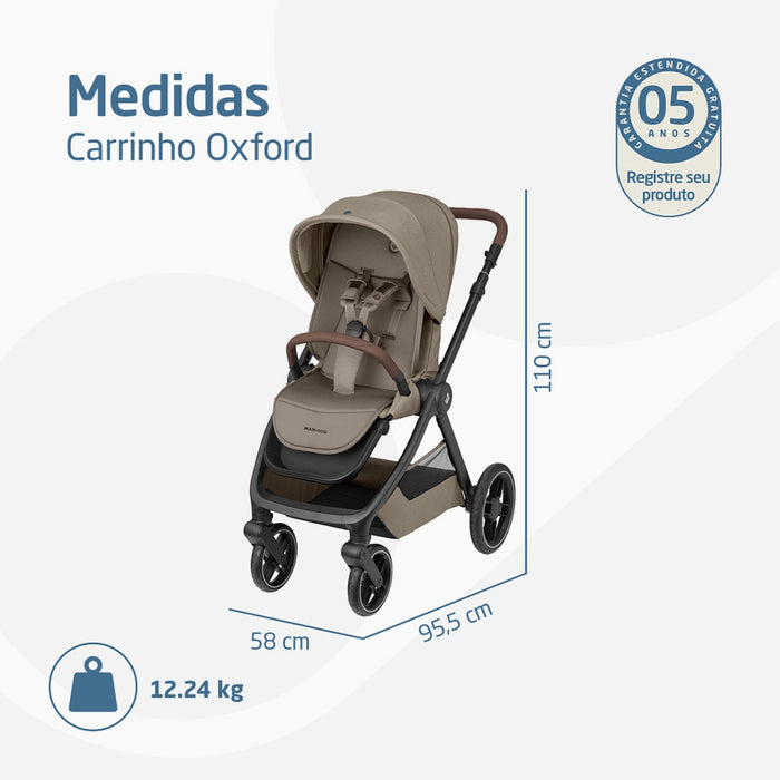 
    Carrinho de Bebê Maxi-Cosi Oxford Twillic Truffle
  