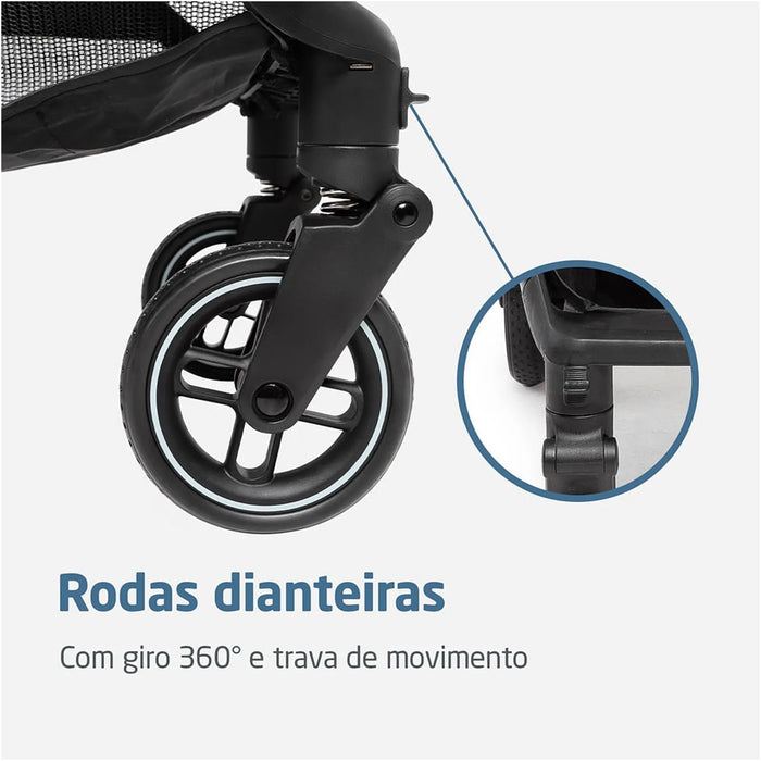 
    Carrinho de Bebê Maxi-Cosi Travel Sistem Eva³ Trio Essential Black - Maxi-Cosi Babytunes
  