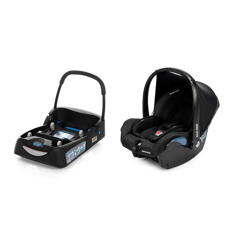 Carrinho de Bebê Maxi-Cosi Travel Sistem Eva³ Trio Essential Black Champagne