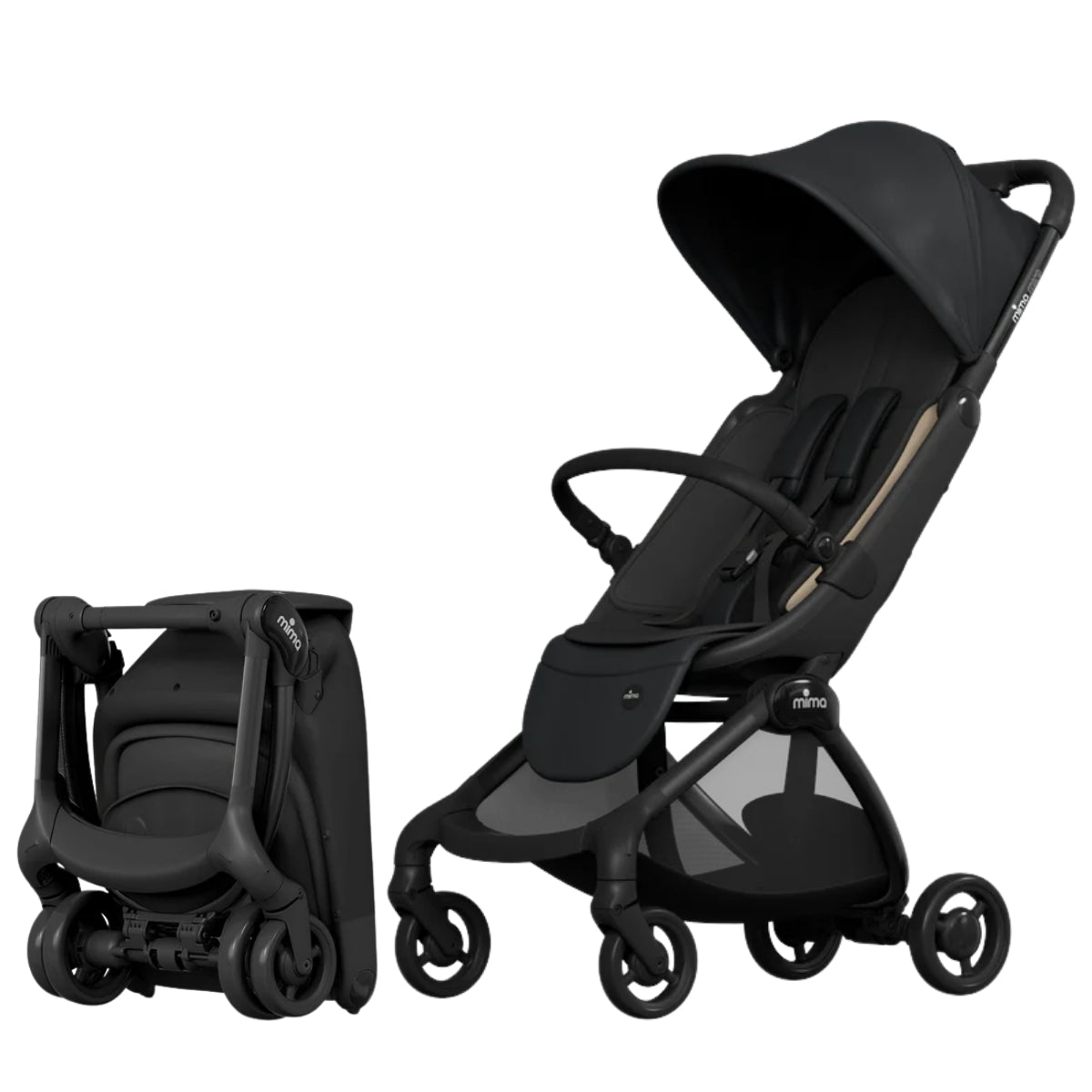 Carrinho de Bebê Mima Miro Black