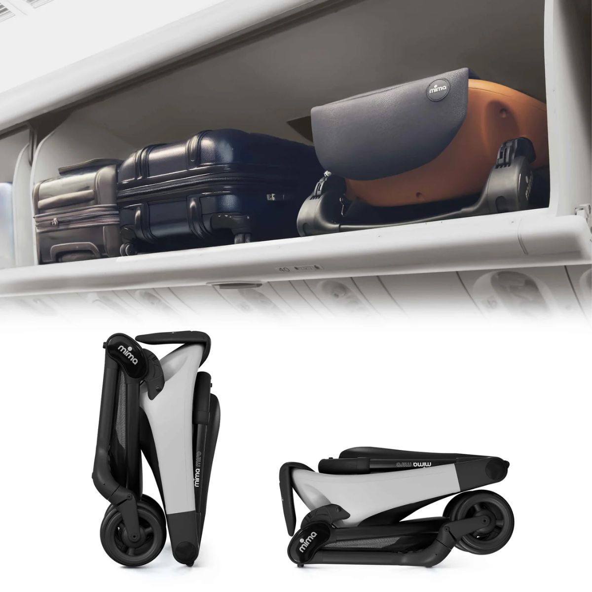 Carrinho de Bebê Mima Miro White