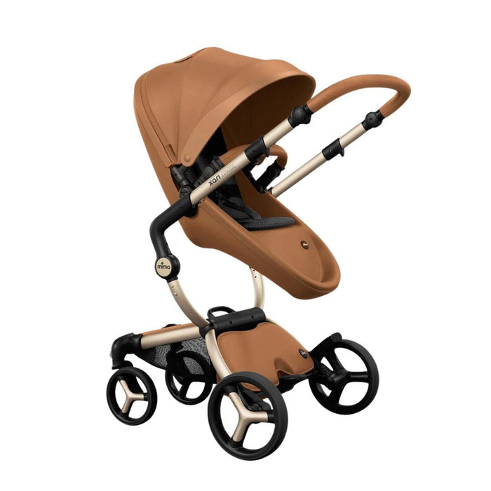 
    Carrinho de Bebê Mima Xari Max Caramelo Com Estrutura Champanhe e Assento Preto - Mima Babytunes
  