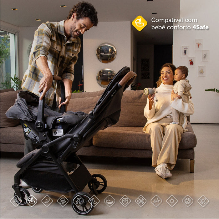 
    Carrinho de Bebê Safety 1st Spark Plus Black Graphite - Safety 1St Babytunes
  