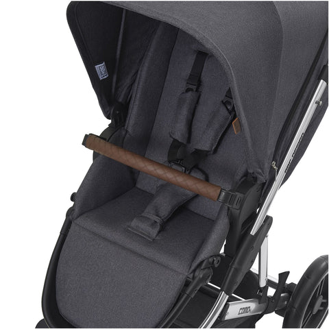 Carrinho de Bebê Travel System Com Reclinação Total Como 4 ABC Design Diamante Asphalt - ABC Design Babytunes