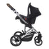 Carrinho de Bebê Travel System Com Reclinação Total Como 4 ABC Design Diamante Asphalt