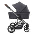 Carrinho de Bebê Travel System Com Reclinação Total Como 4 ABC Design Diamante Asphalt