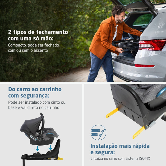 
    Carrinho de Bebê Travel System Maxi-Cosi Anna³ Trio Cabriofix Select Grey
  