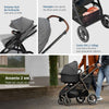Carrinho de Bebê Travel System Maxi-Cosi Anna³ Trio Cabriofix Select Grey