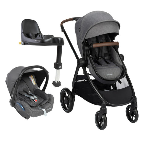 Carrinho de Bebê Travel System Maxi-Cosi Anna³ Trio Cabriofix Select Grey