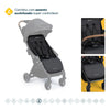Carrinho de Bebê Travel System Safety 1st Spark Plus Trio Isofix Black Graphite