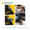Carrinho de Bebê Travel System Safety 1st Spark Plus Trio Isofix Black Graphite