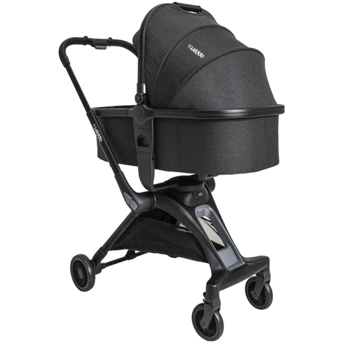 
    Carrinho de Bebê com Moisés Kiddo Savvy 360º Melange Preto - Kiddo Babytunes
  