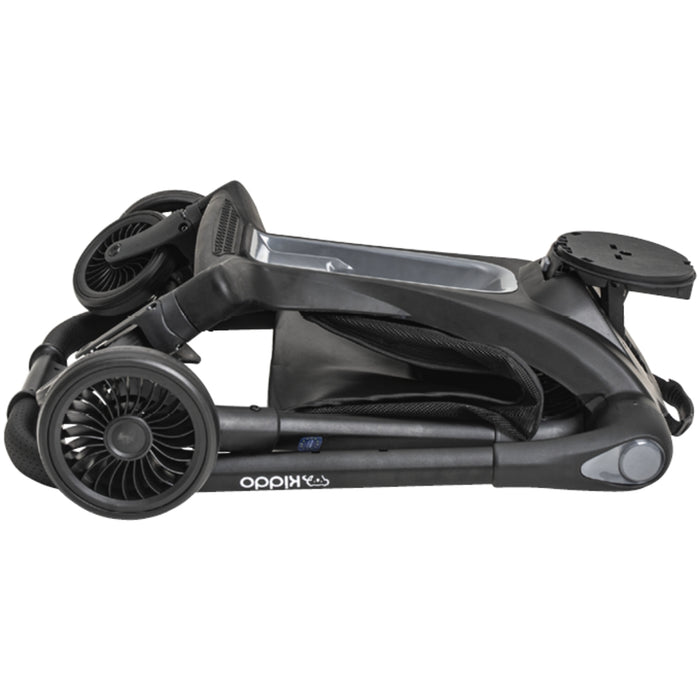 
    Carrinho de Bebê com Moisés Kiddo Savvy 360º Melange Preto - Kiddo Babytunes
  