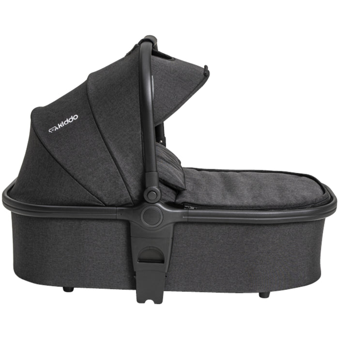 
    Carrinho de Bebê com Moisés Kiddo Savvy 360º Melange Preto - Kiddo Babytunes
  