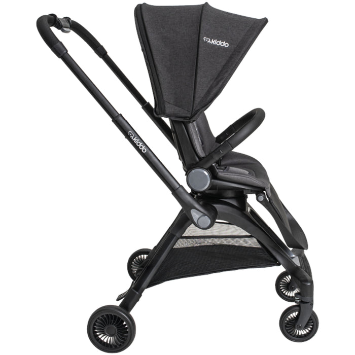 
    Carrinho de Bebê com Moisés Kiddo Savvy 360º Melange Preto - Kiddo Babytunes
  