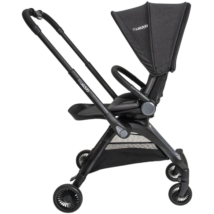 
    Carrinho de Bebê com Moisés Kiddo Savvy 360º Melange Preto - Kiddo Babytunes
  