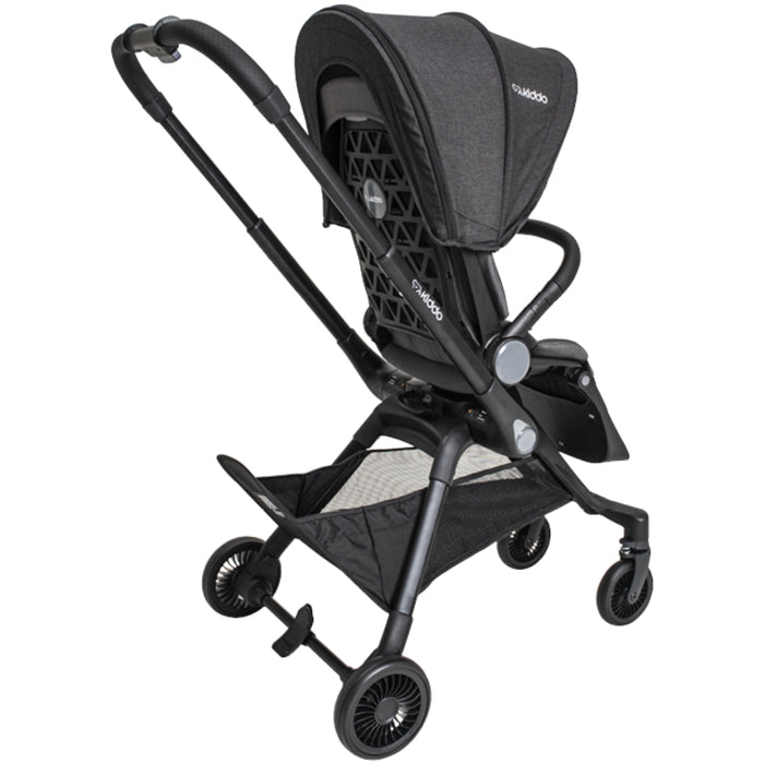 
    Carrinho de Bebê com Moisés Kiddo Savvy 360º Melange Preto - Kiddo Babytunes
  