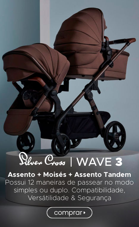 Carrinho de bebÊ Silver Cros wave 3