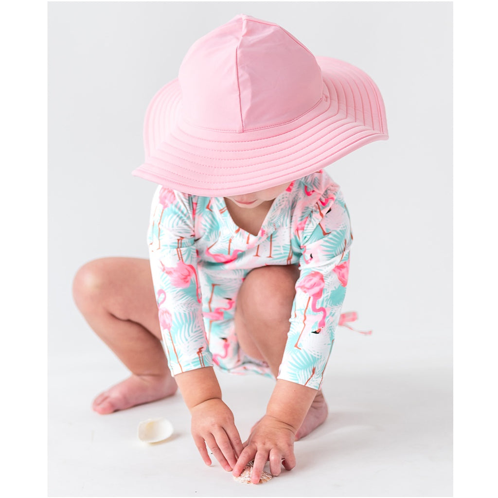 Chapéu Infantil Ruffle Butts Pink FPS50+