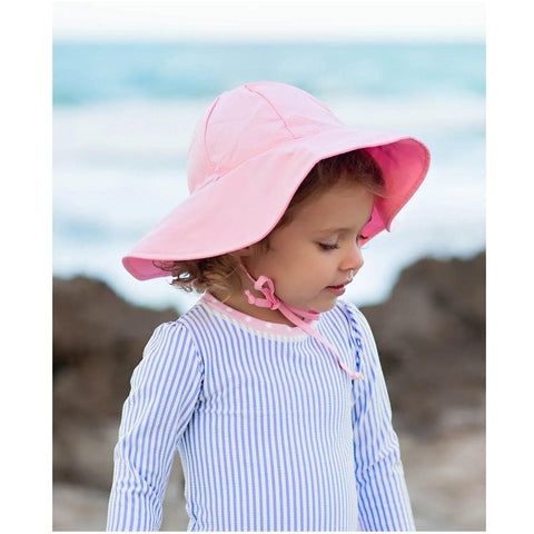 Chapéu Infantil Ruffle Butts Rosa FPS50+ - Ruffle Butts Babytunes