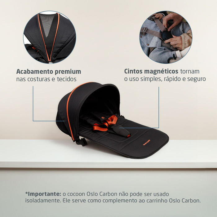 
    Cocoon para Recém-Nascido Oslo Maxi-Cosi Essential Black Sport
  