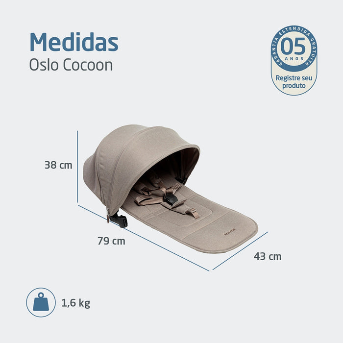 
    Cocoon para Recém-Nascido Oslo Maxi-Cosi Twillic Truffle
  