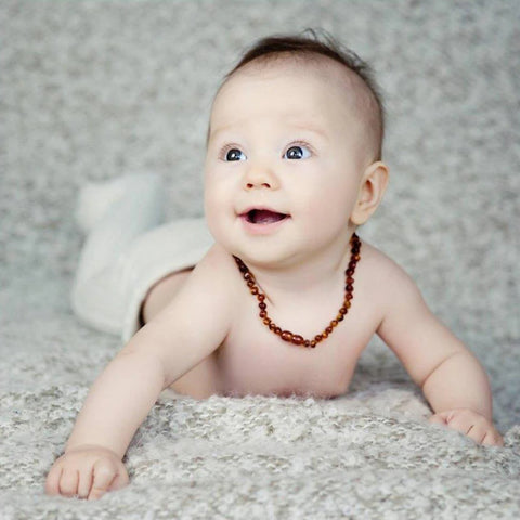 Colar de Âmbar Amber Crown Cor Mel