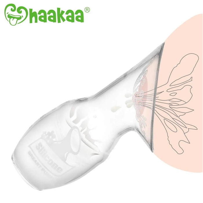 
    Coletor Manual de Leite Haakaa 2° Geração Com Base de Sucção 150ML - Haakaa Babytunes
  