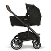 Combo Carrinho De Bebê + Moisés Nuna Mixx Next Preto Caviar
